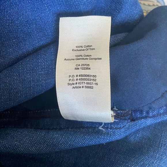 🦋WILFRED FREE🦋 denim blue dress - Picture 13 of 13